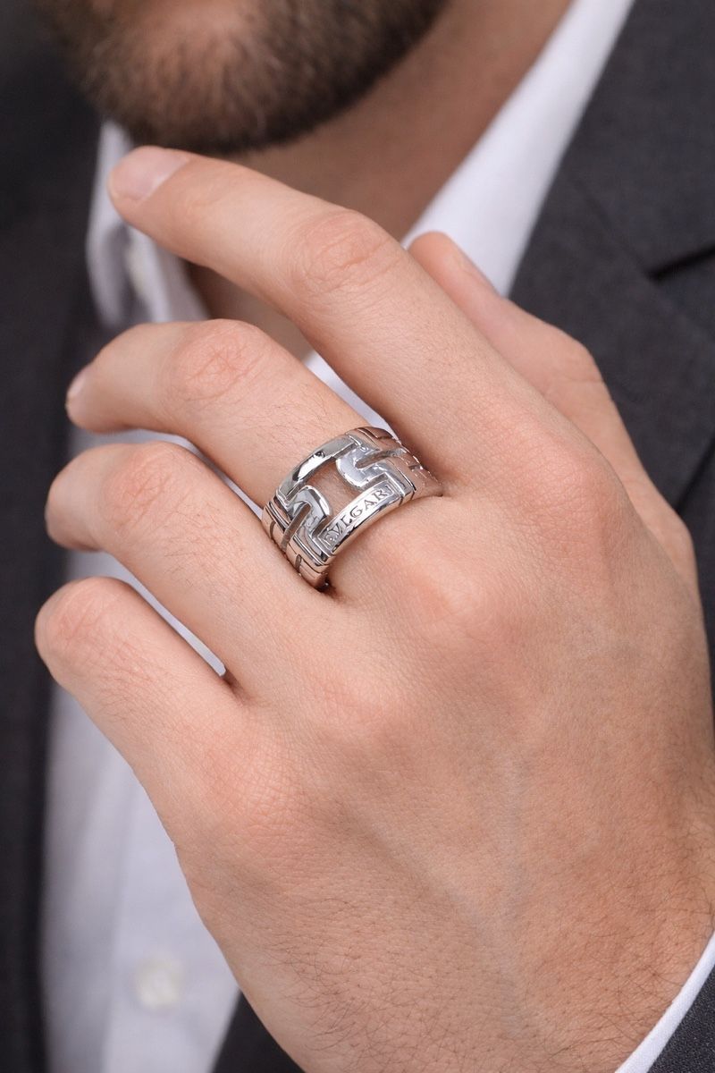 Bulgari Ringe: Authentic Bulgari Parentesi Ring Unisex Size 51💍 Pristine! – Gebraucht aus Hurden von rac_wyf8 6
