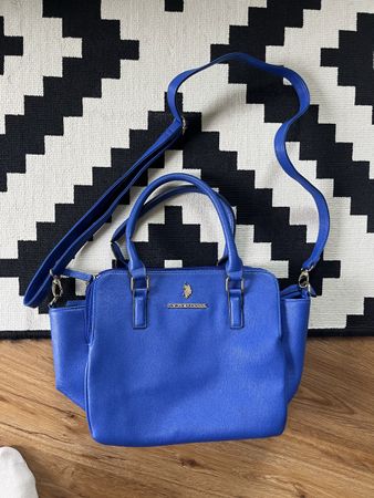 U.S. Polo Assn. Handtasche, Blau, Top Zustand!