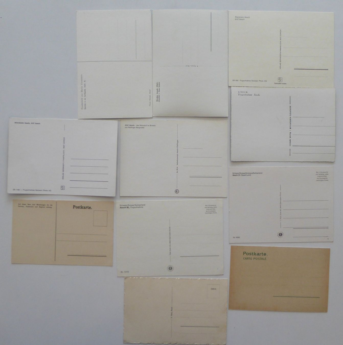Cartes postales: Aesch BL Dorfansichten – D'occasion à Aesch BL par Kauri1 1