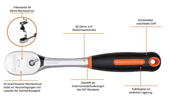 Bahco Tutti gli attrezzi: Bahco 8150-1/2 Umschaltknarre 1/2" – Nuovo e nell'imballaggio originale da Kägiswil venduto da nick333 1