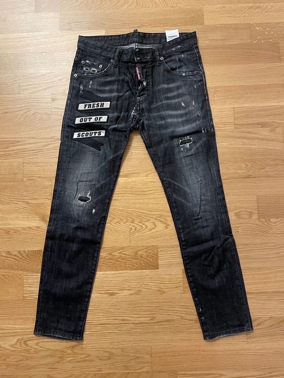 Jeans Dsquared2 Vintage — Denim Italy Made — Taille 44 Homme — Occasion Très Bon état — Pièce Rare