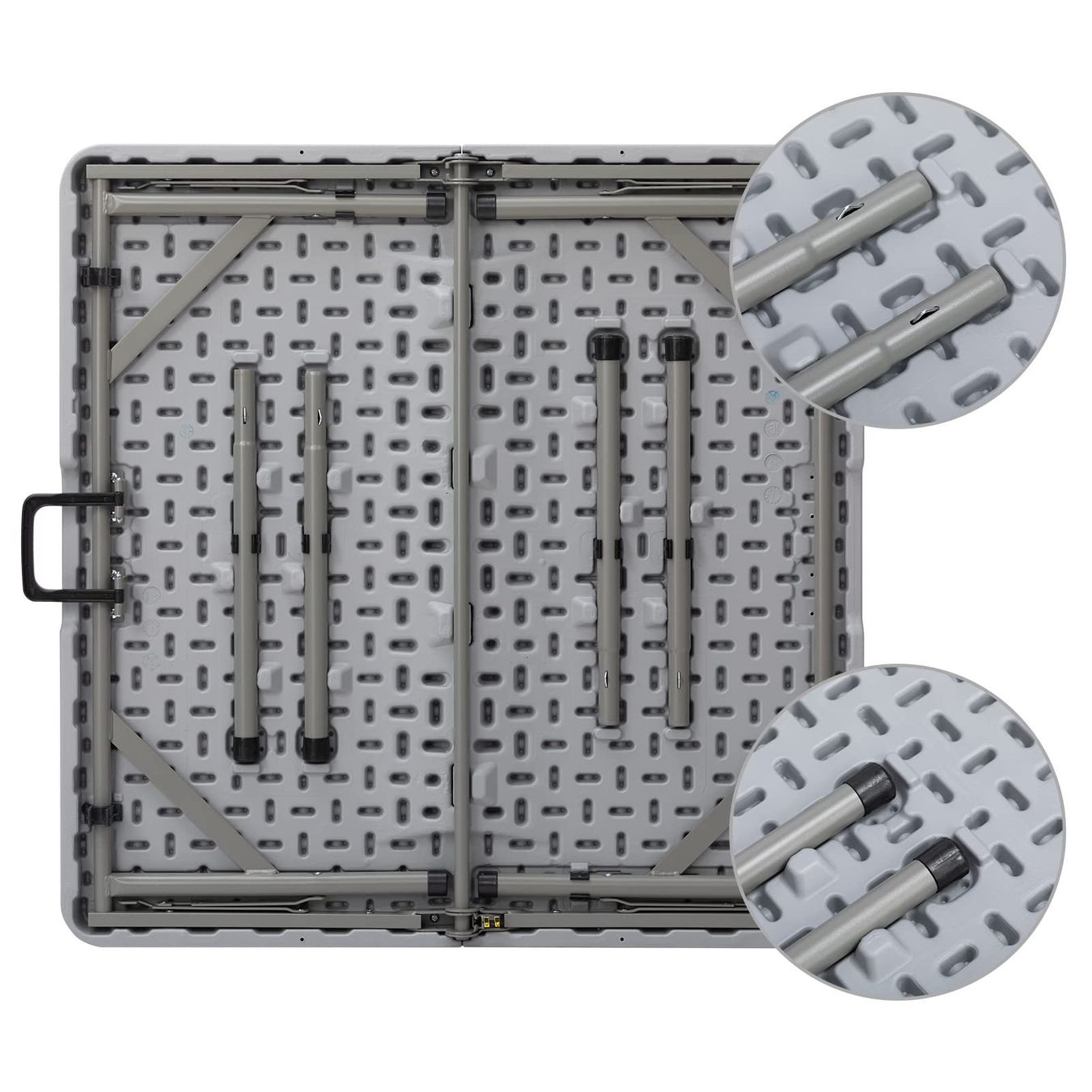 Tische: Klapptisch Gartentisch Campingtisch quadratisch 87x87cm – Neu und originalverpackt aus Basel von EchoPeak 7