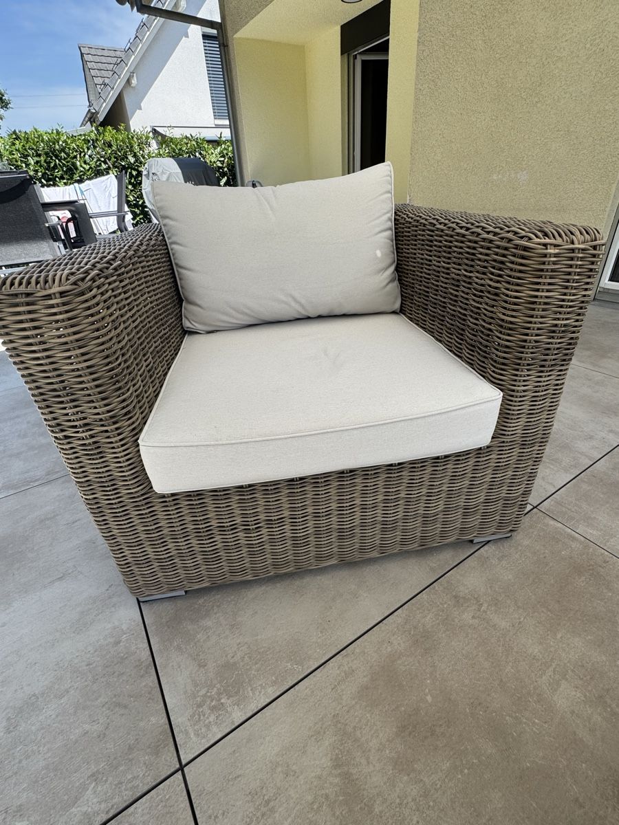 Divani: Rattanlounge (hochwertig) – Nuovo (secondo la descrizione) da Däniken SO venduto da SC.pay 4