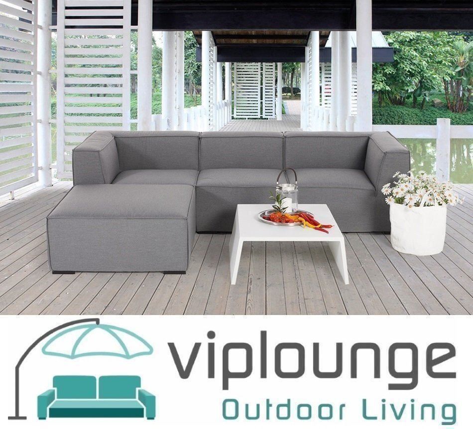 Viplounge Divani: Garten Lounge Grau – Nuovo e nell'imballaggio originale da Uznach venduto da viplounge