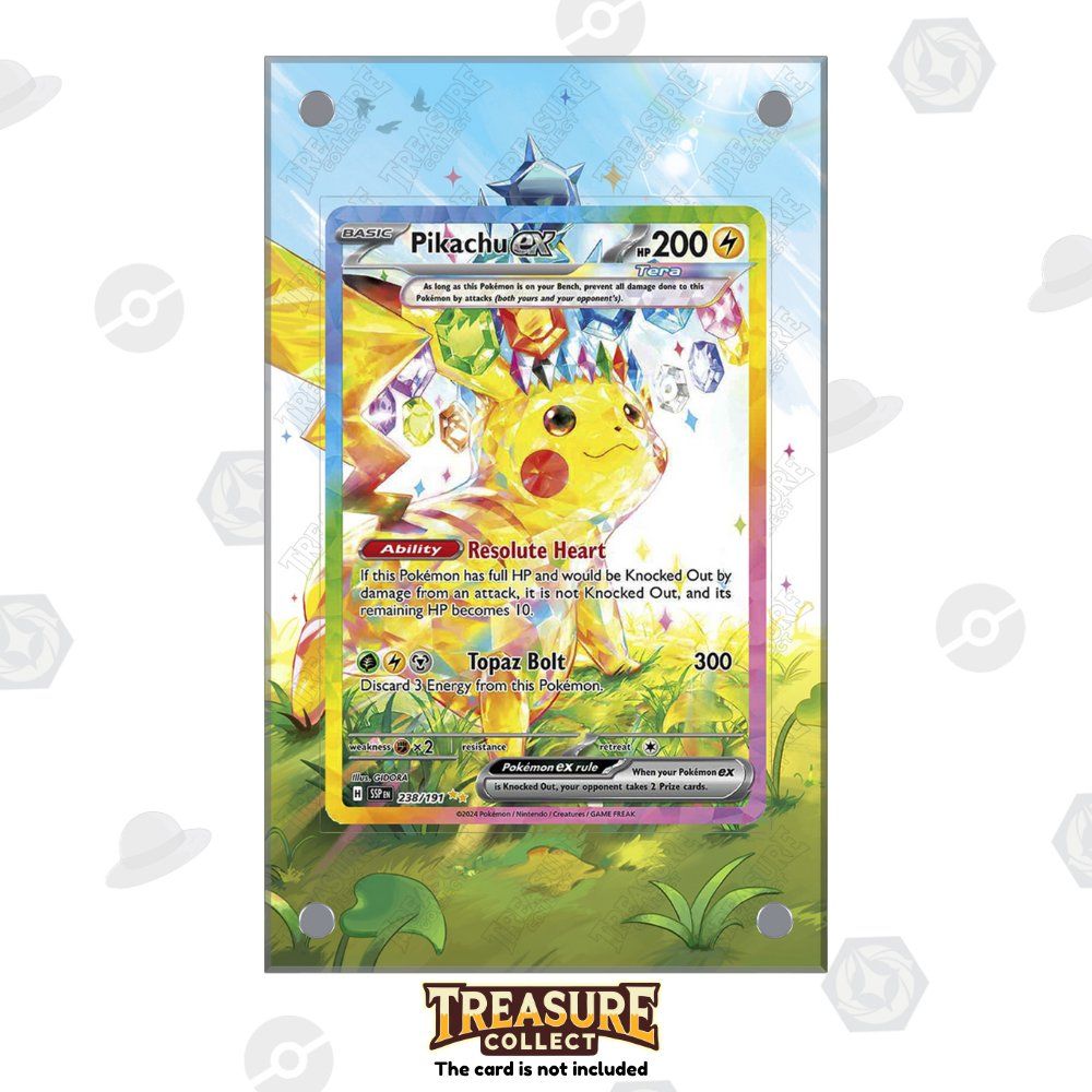 Pokémon Carte collezionabili: Pikachu ex 238/191 - Pokémon Extended Artwork Display Case – Nuovo e nell'imballaggio originale da Canobbio venduto da TreasureCollect