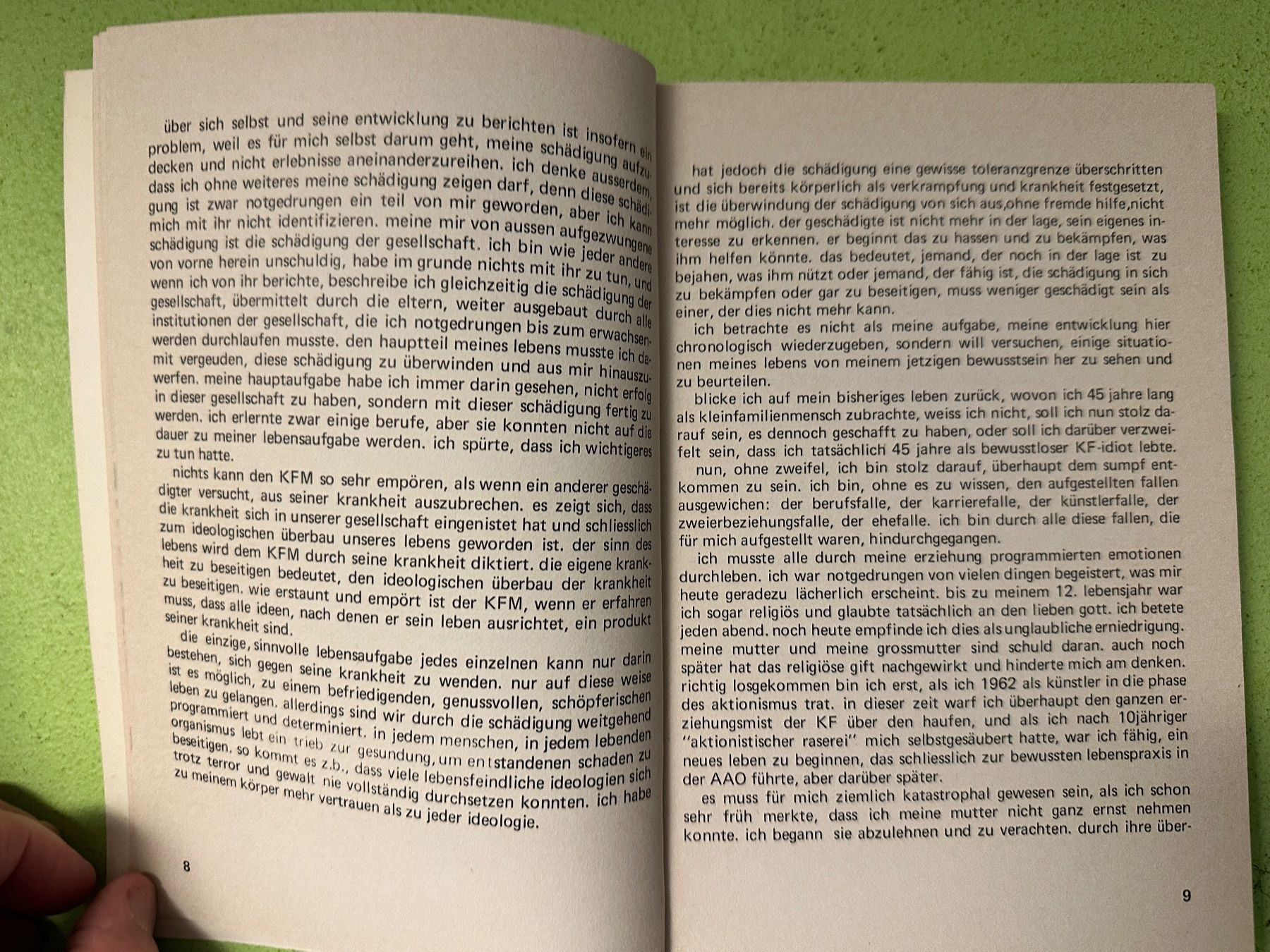 Libri: Otto Muehl: Weg aus dem Sumpf. – Usato da Zürich venduto da allp 4