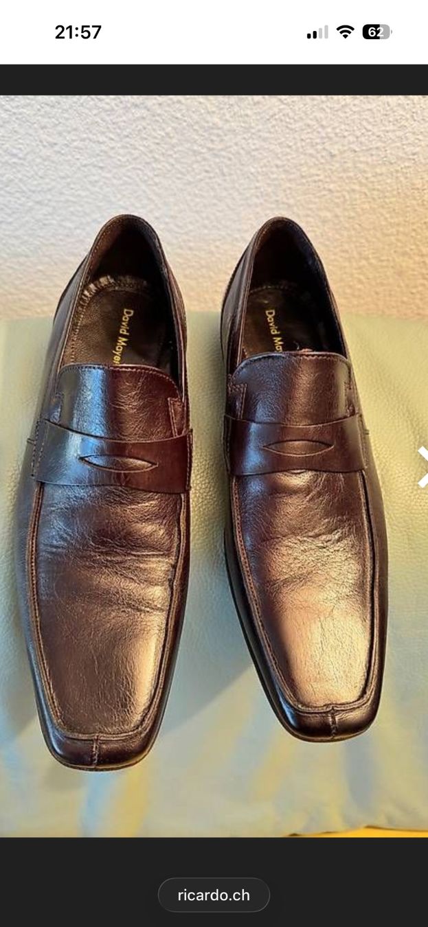 Scarpe da uomo: Lederschuhe 43 – Usato da Zürich venduto da Cibin