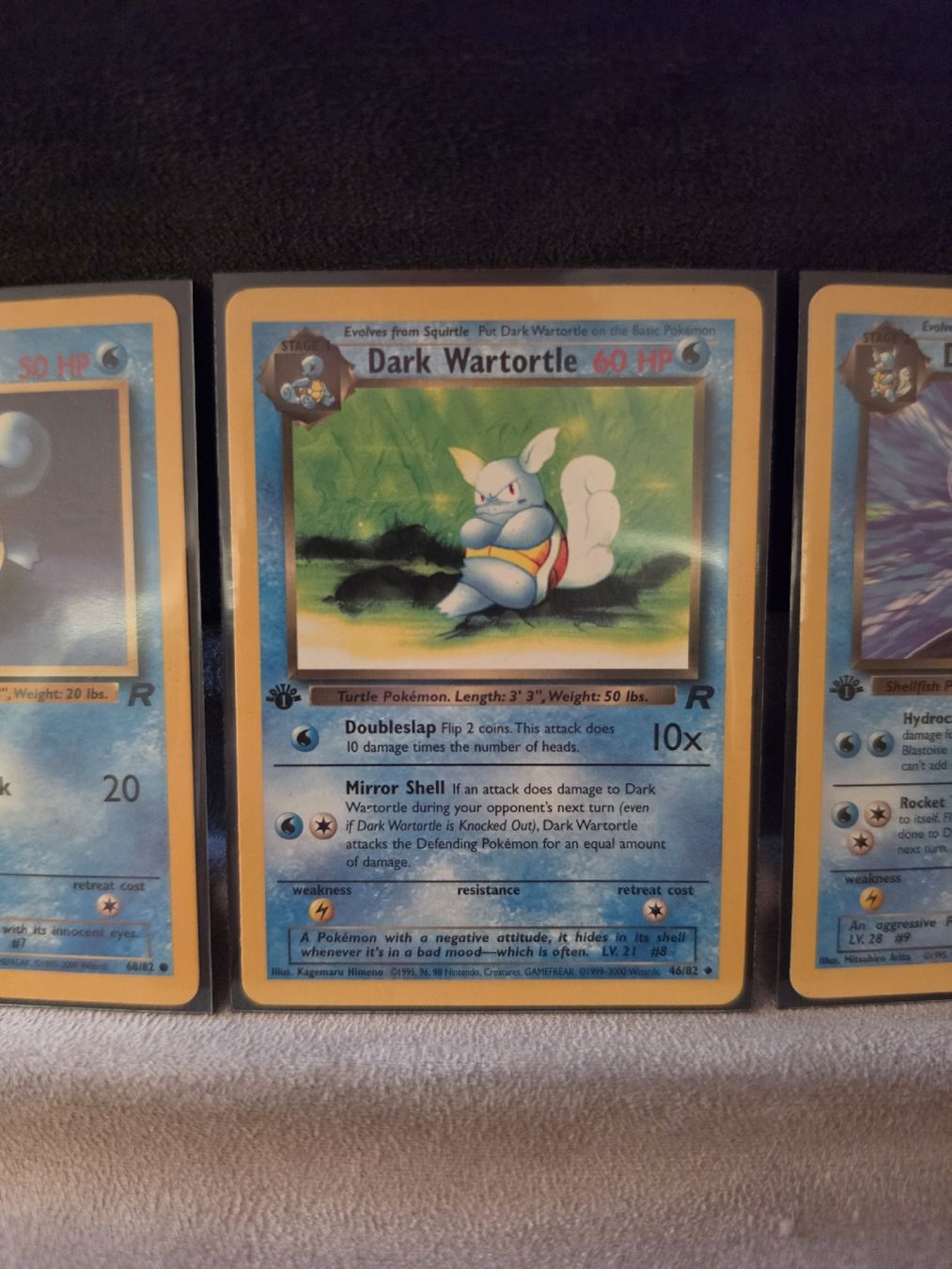 Pokémon Carte collezionabili: Pokémon Karten Set Squirtle Dark Wartortle Blastoise – Nuovo (secondo la descrizione) da Winterthur venduto da Black.diamond.ch 1