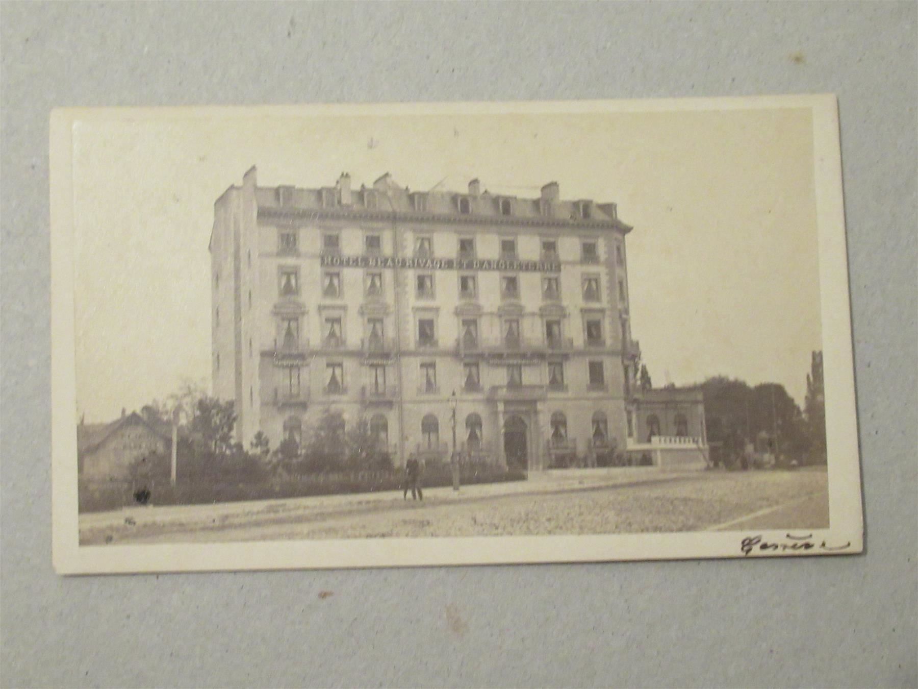 Foto & Immagini: Hotel Beau Rivage d`Angleterre CDV 1865 – Usato da Adliswil venduto da buch_und_kunst