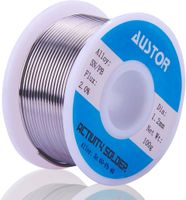 Lötdraht (Lötzinn), Austor Lötdraht, Ø1,2mm, 100g, Blei, NEU
