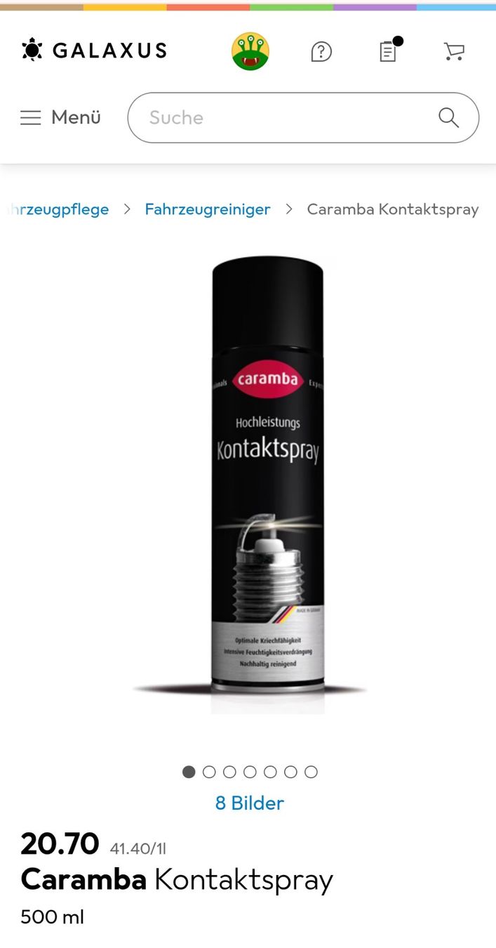 Prodotti di pulizia: 6 Stück Caramba Kontaktspray – Nuovo e nell'imballaggio originale da Rüthi (Rheintal) venduto da Balty 1