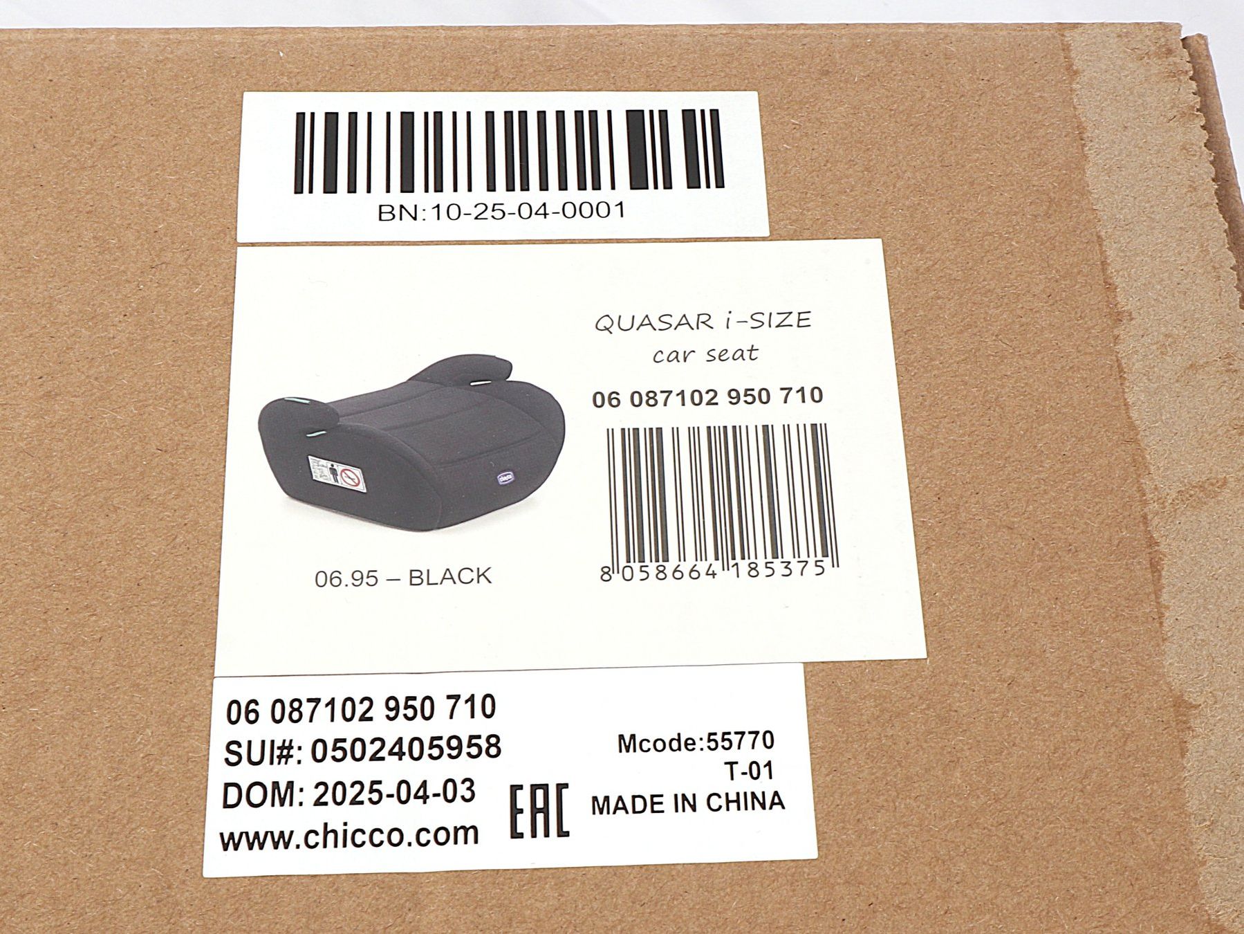 Chicco Sièges auto: CHICCO Quasar i-Size schwarz – Neuf (Voir description) à Steinen par Restwert_Steinen 7