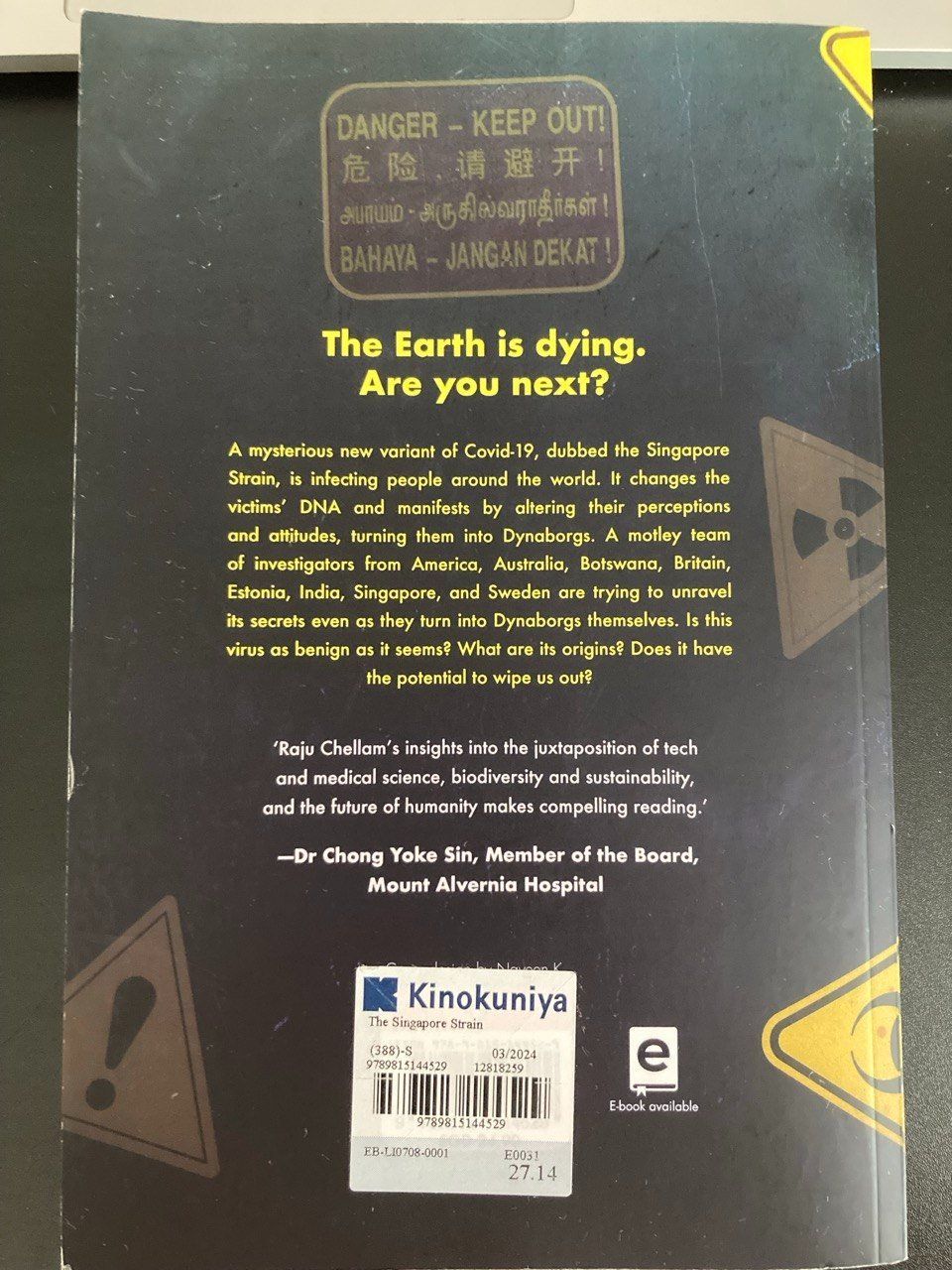Libri: The Singapore Strain  -  Raju Chellam – Usato da Frauenfeld venduto da SCHATZtruhe369 1