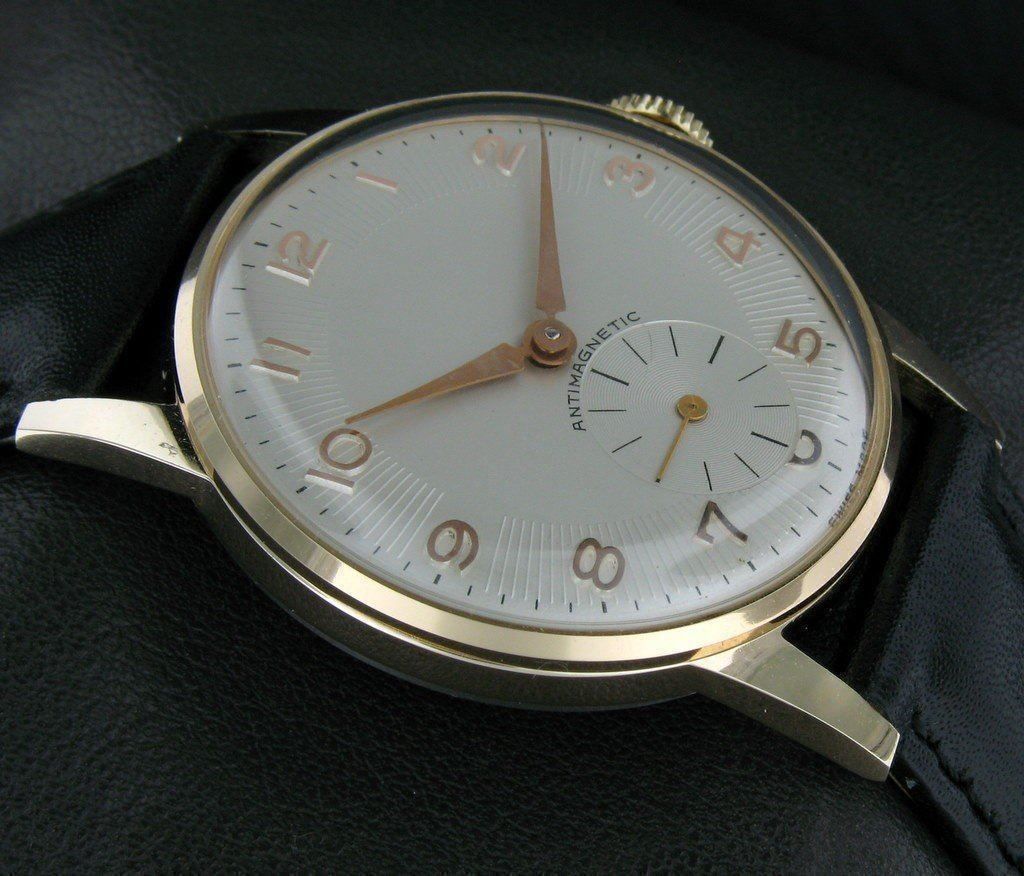 Orologi: Oldtimer Grande Classique um 1950 Rarität – Nuovo (secondo la descrizione) da Hirzel venduto da Dukduk 1