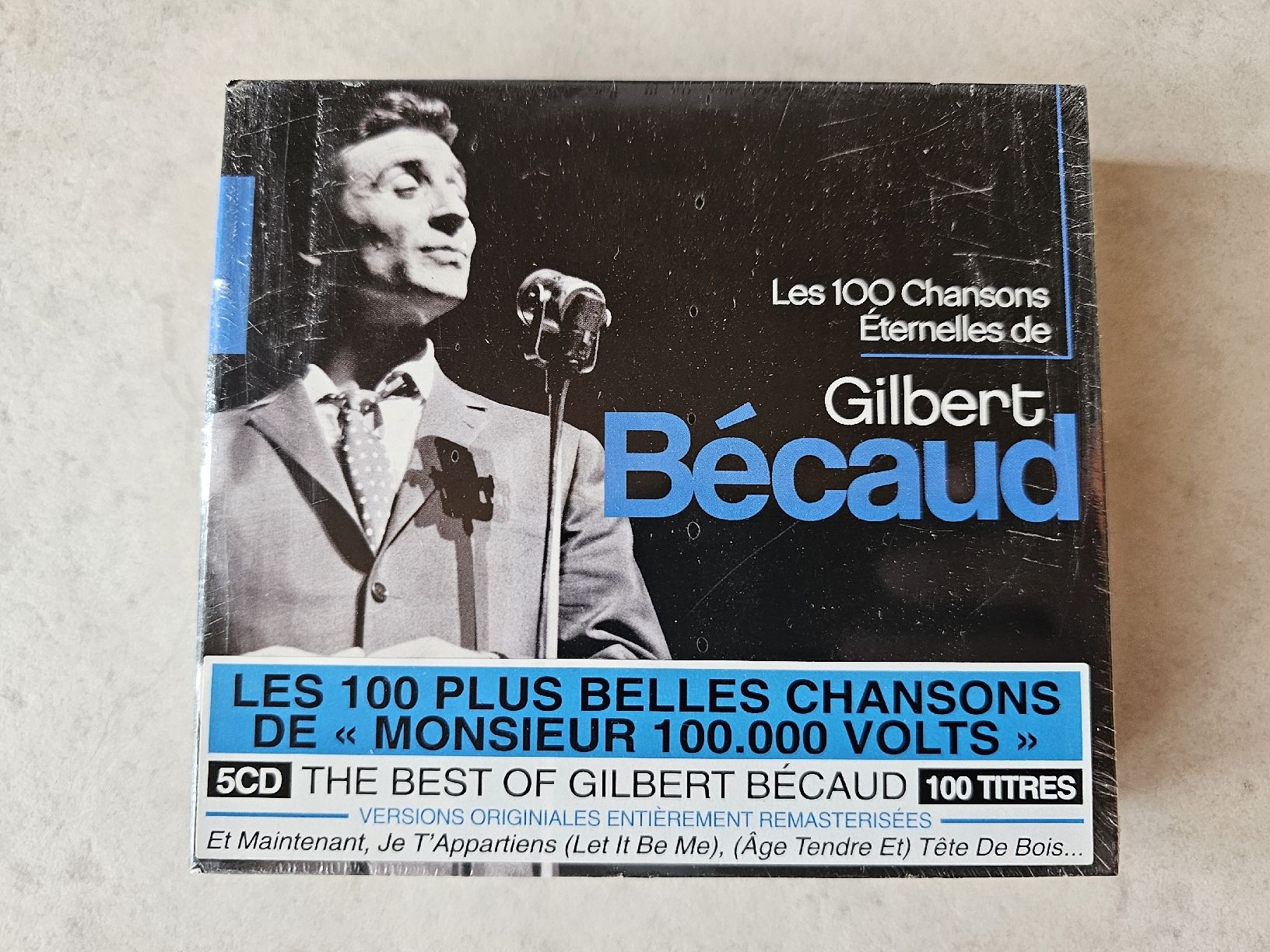 CD: Gilbert Bécaud - Les 100 Chansons / 5 CD Box Fabrikneu – Nuovo e nell'imballaggio originale da Schneisingen venduto da backstore24