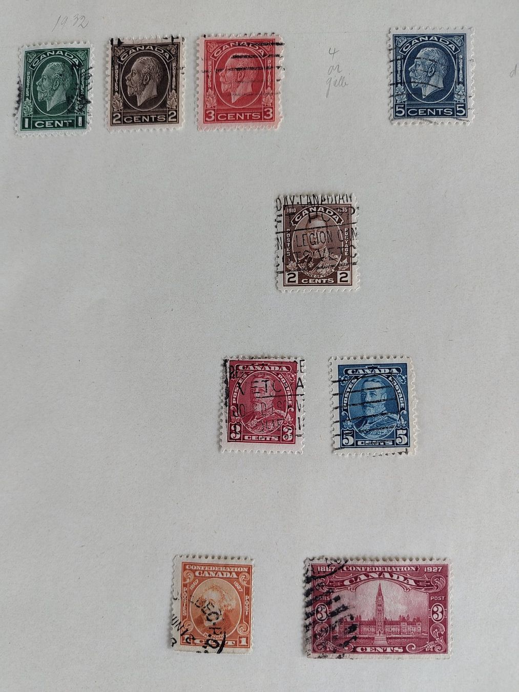 Alle Briefmarken: Briefmarken Kanada ab alt – Gebraucht aus Sarnen von DokRak 4