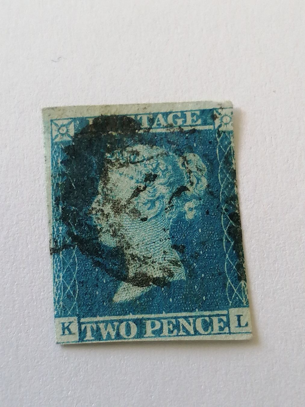 Tutti i francobolli: Two Pence Blue 1841, Platte 3  – Usato da Happerswil venduto da tschergi