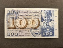 100 Franken Banknote St. Martin 1973 - 262