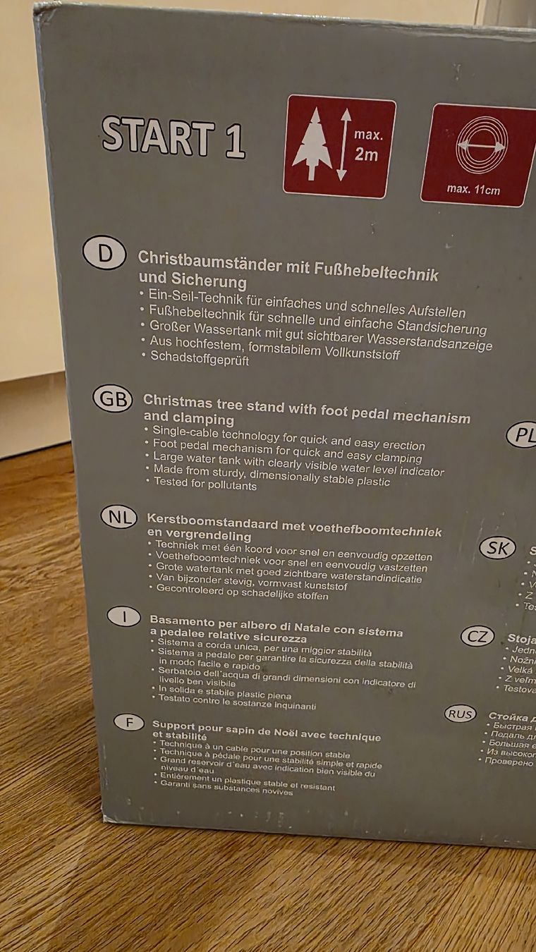 Christbaumständer: Christbaumständer Fusshebeltechnik – Neu (gemäss Beschreibung) aus Ilanz von rununa 2