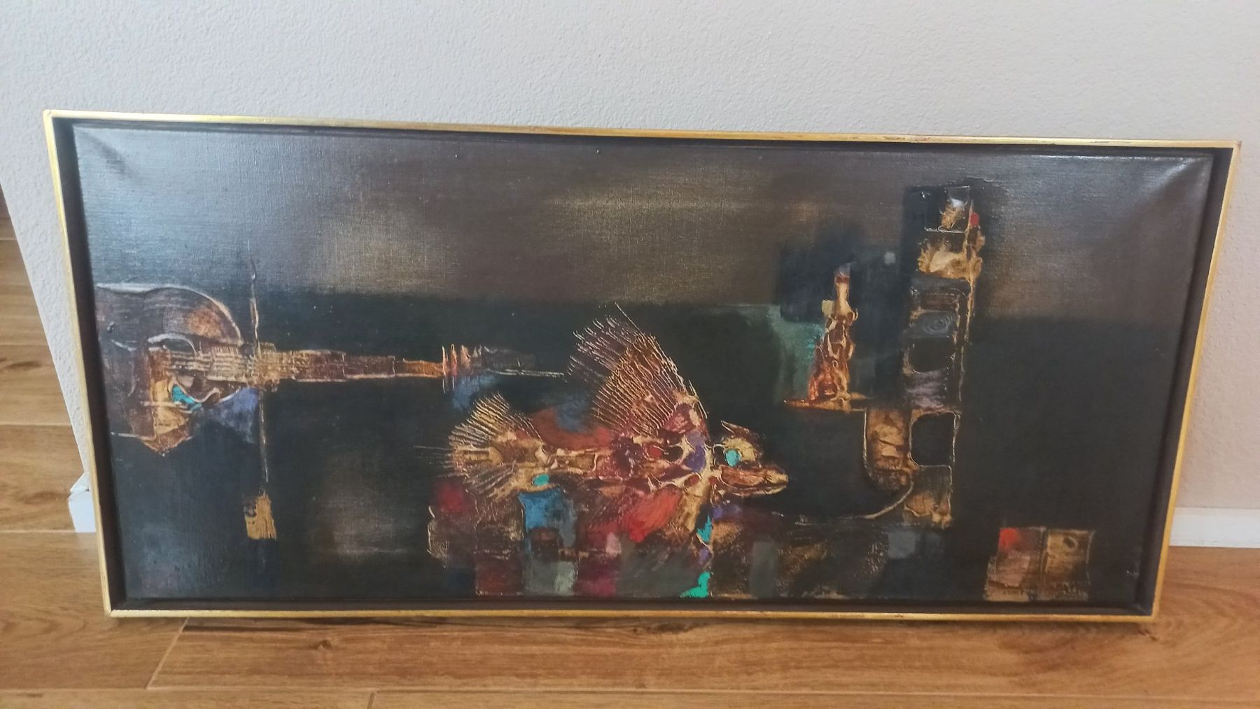 Foto & Immagini: Reliefartiges Ölbild von Paul Racle – Usato da Lostorf venduto da Kun01 2