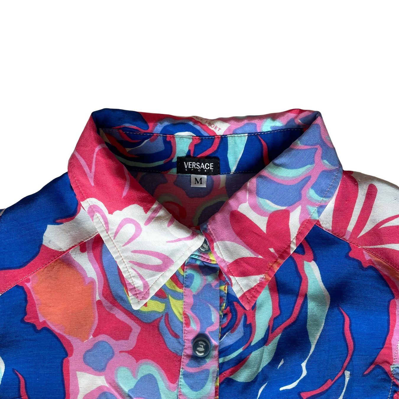 Versace Camicette: Vintage Versace Sport Kurzarmhemd – Usato da Lausanne venduto da Megan88 1