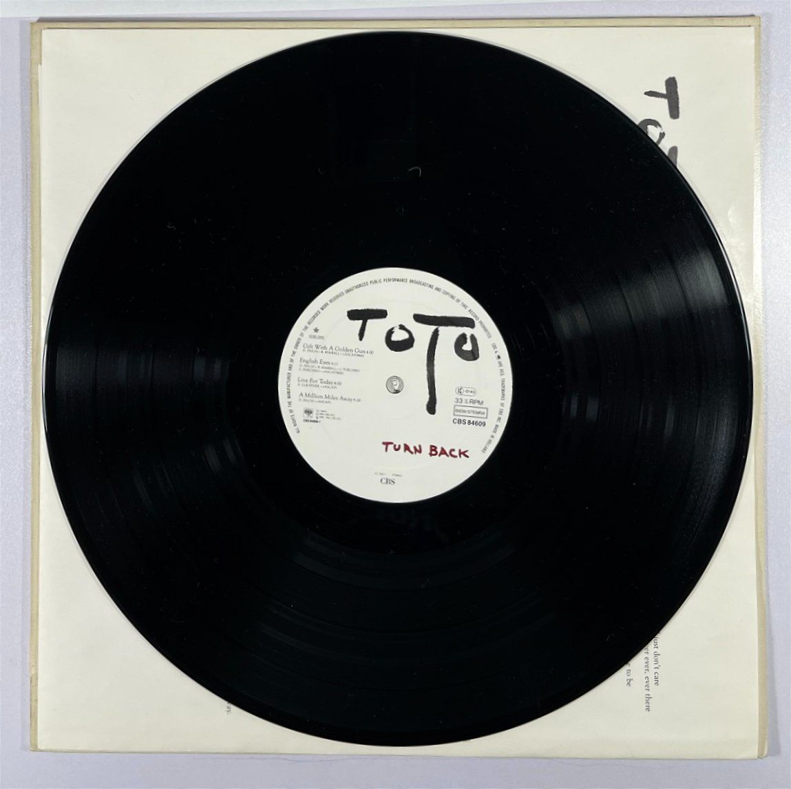 Dischi in vinile: LP: TOTO - Turn Back  (1981) – Nuovo (secondo la descrizione) da Frenkendorf venduto da Yard-Sale-2000 5