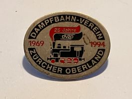 1 Pin Dampfbahn Verein Zürcher Oberland 25 Jahre