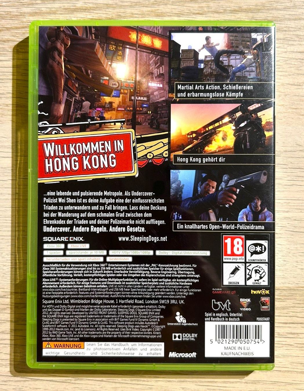 Microsoft Giochi: Sleeping Dogs Xbox 360 – Usato da St. Gallen venduto da Alpine.Arcade 1