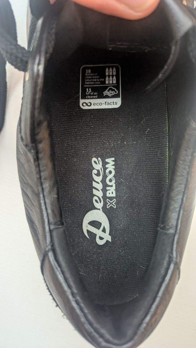 Damenschuhe: Black Leather sneakers – Neu (gemäss Beschreibung) aus Ettingen von hms_w27b 6