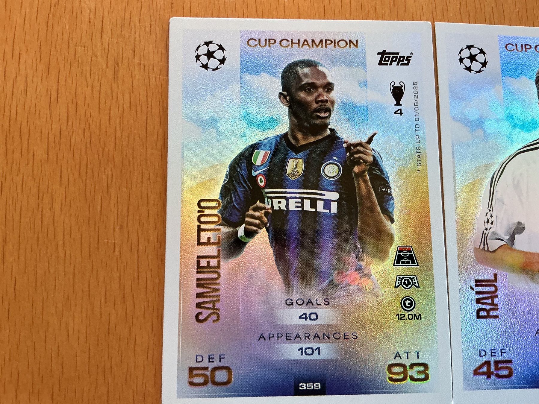 Topps Carte collezionabili: Topps match attax cup champion 3 karten – Usato da Urswil venduto da IreneB. 1