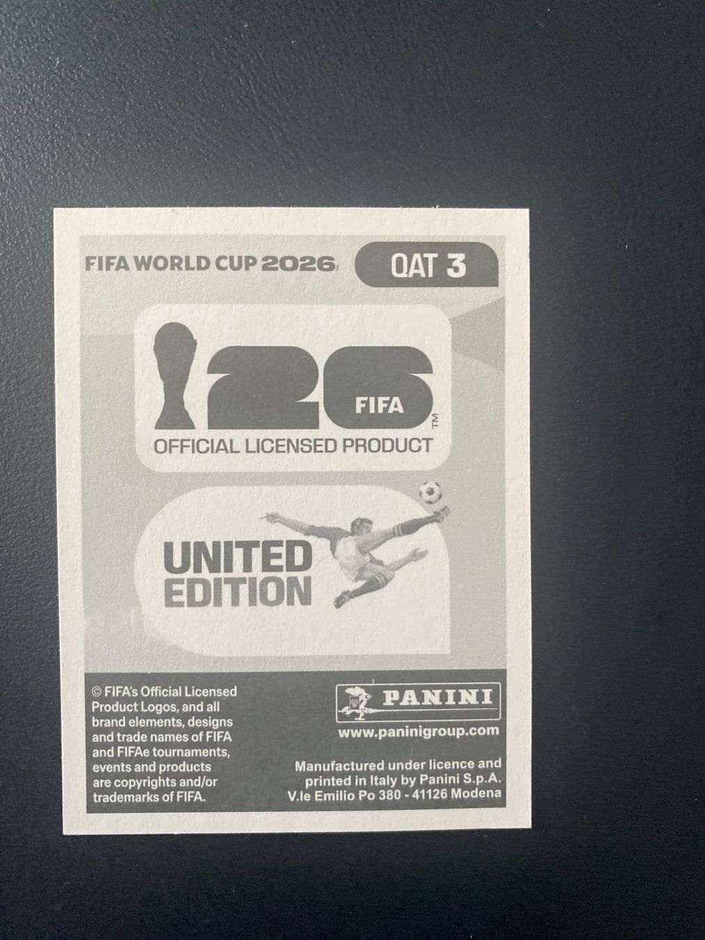 Panini Sammelbilder & Trading cards: Panini FIFA World Cup Sticker QAT 3 – Neu (gemäss Beschreibung) aus Glattbrugg von riseca 1