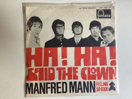 Manfred Mann Single - Ha Ha Said The Clown