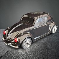 🚗🎵Schwarzer VW-Käfer-Lautsprecher mit Style und Sound!🎧🖤