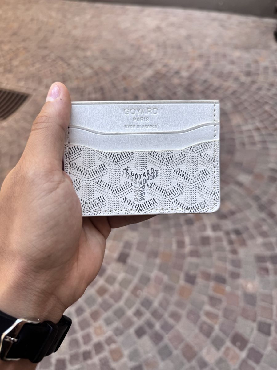 Goyard Portefeuilles: Goyard Saint-Sulpice Card Holder White  – Neuf avec emballage d'origine à Caviano par reselleo21 4