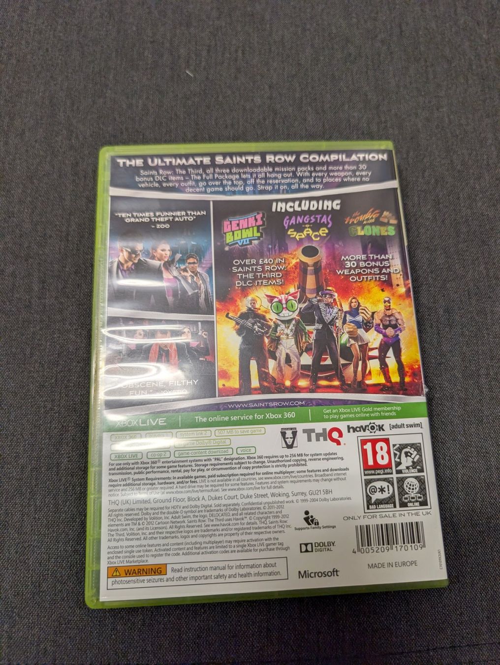 Giochi: Saints row the third full package Microsoft Xbox 360 – Usato da Giubiasco venduto da Ticinerd 1
