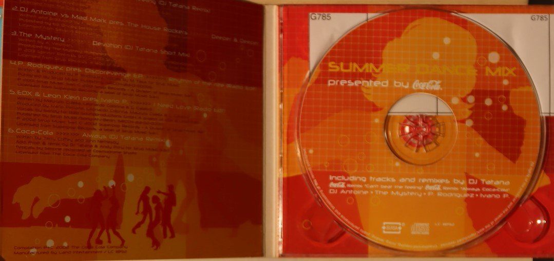 CD: Summer Dance Mix - (Presented By Coca Cola) – Usato da Luzern venduto da CONTENTI 2
