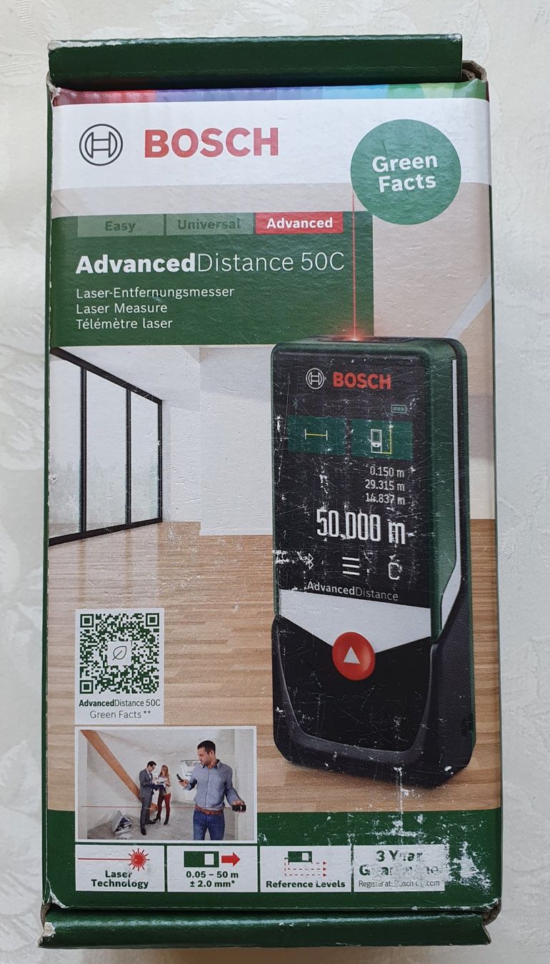 Bosch Messen: Bosch Advanced Distance 50C Entfernungsmesser – Neu und originalverpackt aus Zürich von issi267