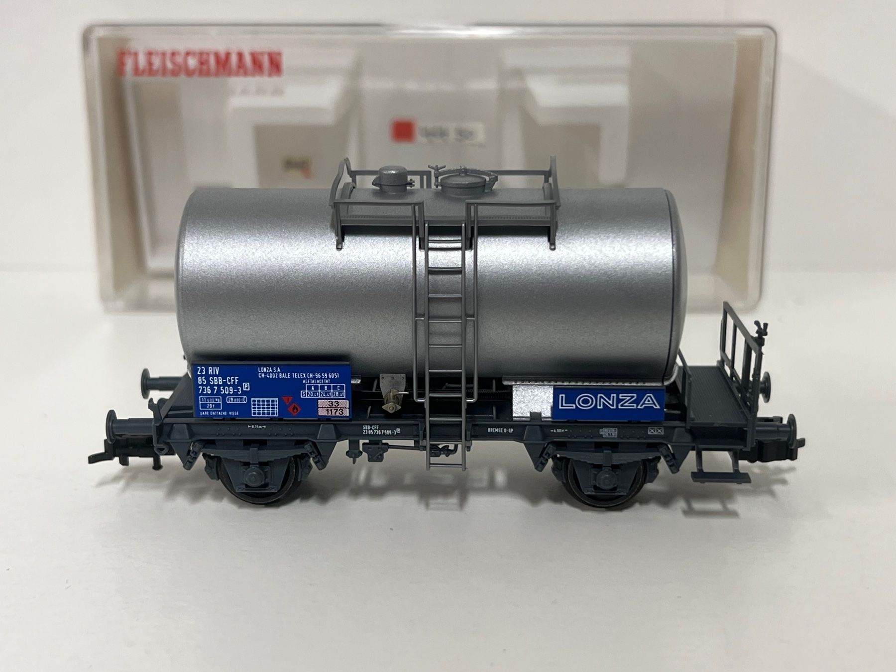Fleischmann Modellini di ferrovie: FLEISCHMANN 5410 CH 1 K LONZA  SBB H0 DC – Nuovo (secondo la descrizione) da Neuenhof venduto da ludovicco