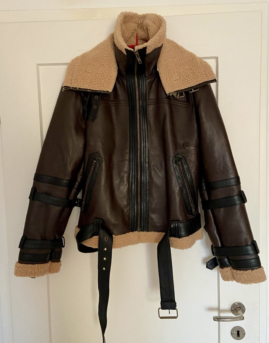 Giacche: Bomberjacke Lederjacke Aviator Gr.S- Neuwertig! – Usato da Gossau venduto da Magic999 5