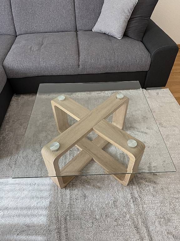 Tische: Viereckiger Glas Couchtisch – Gebraucht aus Zürich von F_F