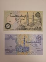 Ägypten Set 25 und 50 Piastres unzirkuliert