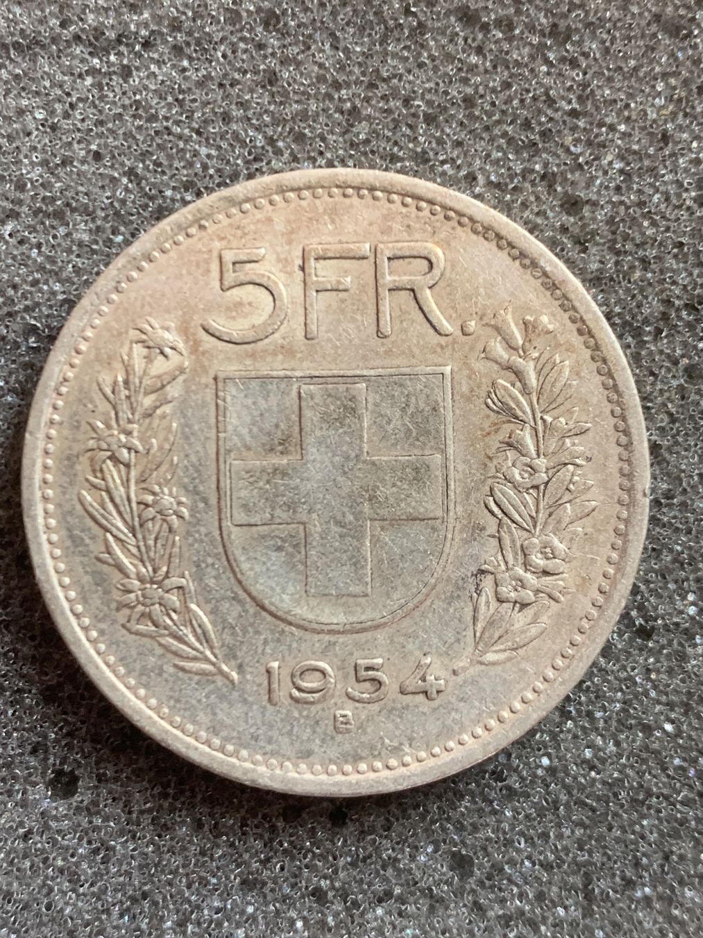 Tutti le monete: Pièce de 5 francs suisses 1954 Argent – Usato da frasses venduto da Claudeb00