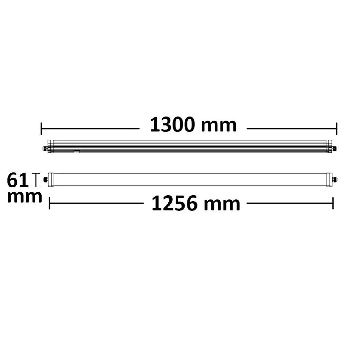 Lampadari & plafoniere: LED Linearleuchte, IP65, 130 cm x 6 cm – Nuovo (secondo la descrizione) da Kreuzlingen venduto da Smart-Light 7