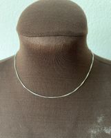 Elegante Halskette aus echtem 585er Weissgold, 40cm