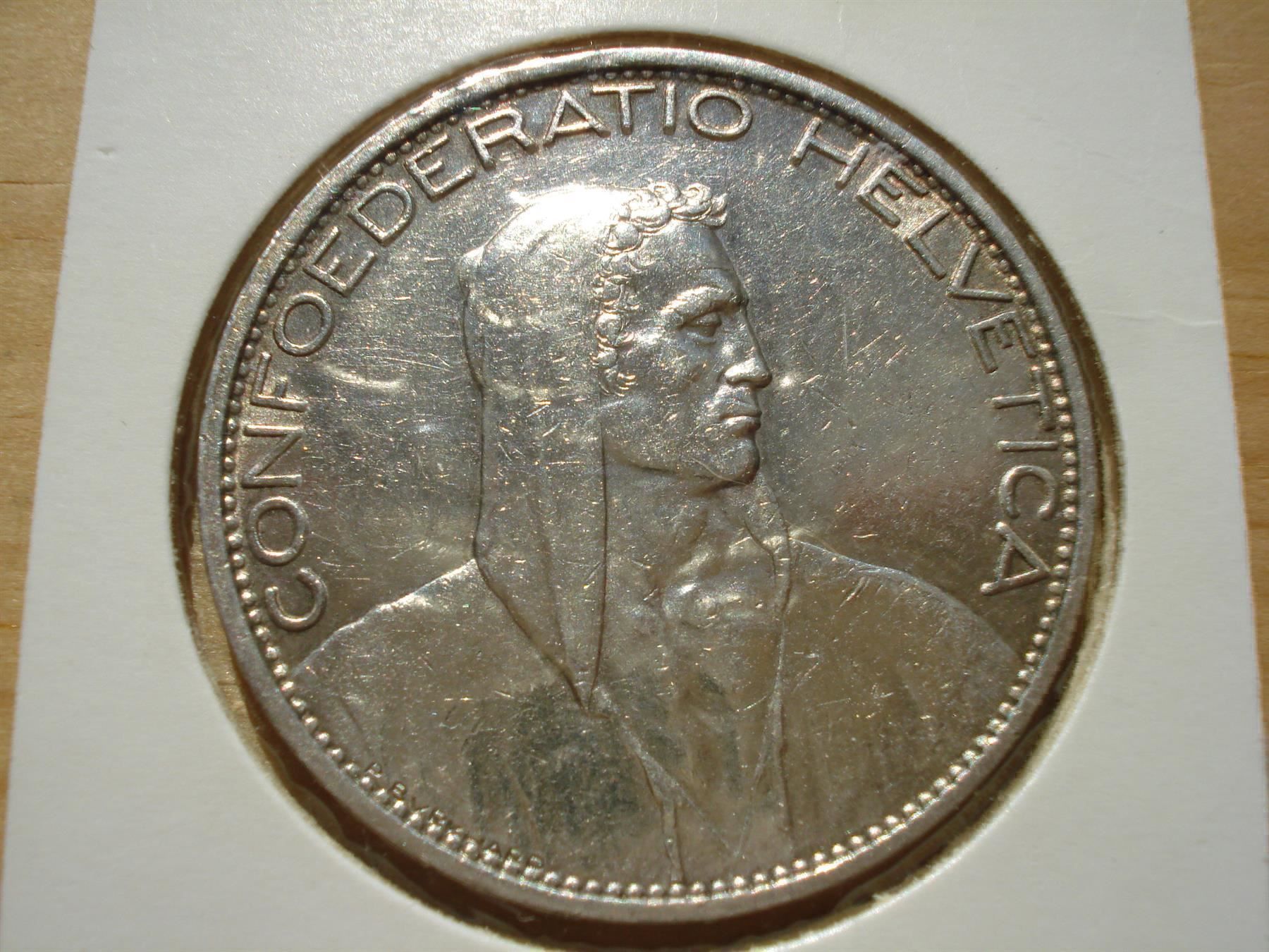 Alle Münzen: (46)  5 Franken  1925 – Gebraucht aus Erlach von Net-Coins 2