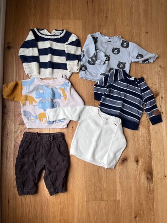 Kleidung Set Kinder Pullover Hose gebraucht guter Zustand