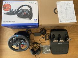 Logitech G29 Driving force Racing Wheel für PS5/4/3& Headset