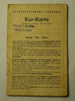 Alte Kur-Karte vom Verkehrsverband Thunersee