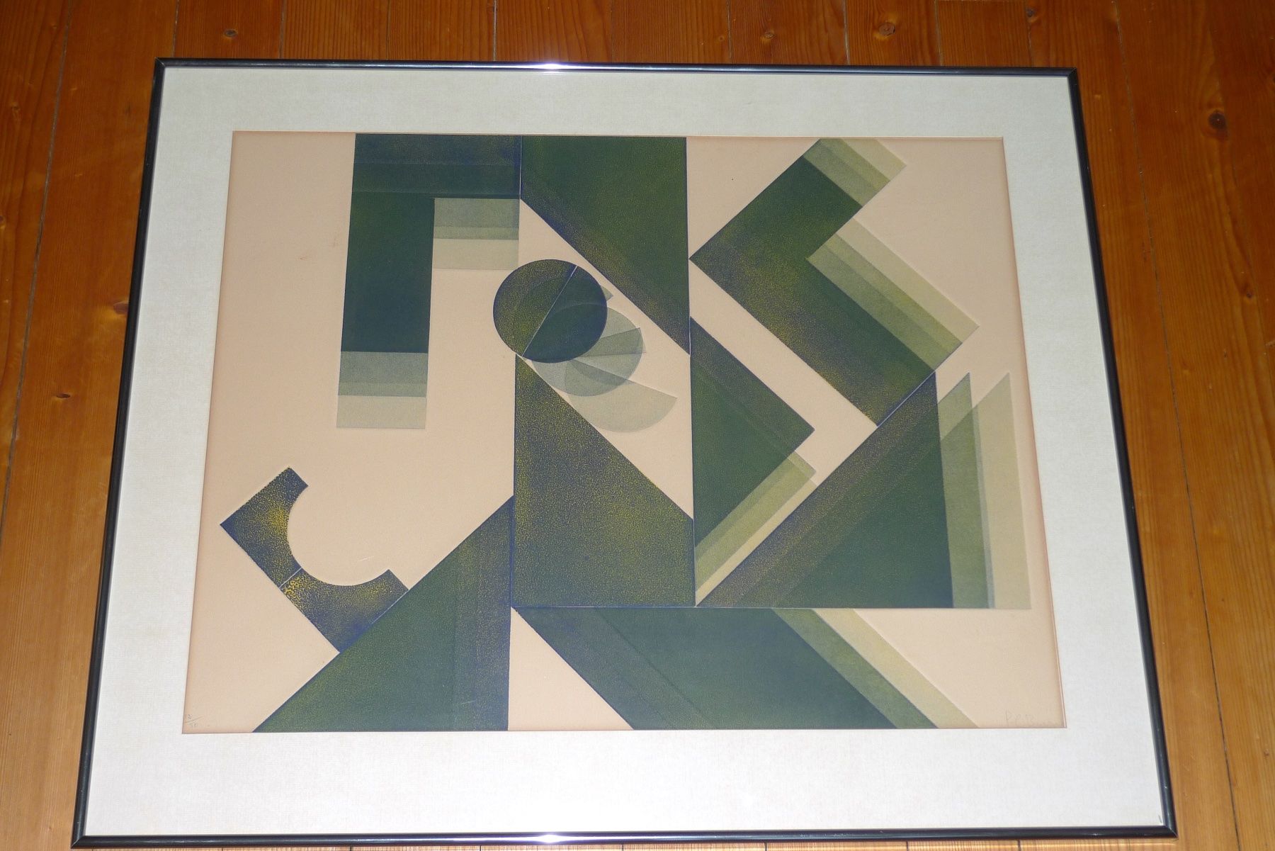 Arts picturaux & lithographies: Original Serigraphie von Pol Bury, handsigniert – D'occasion à Meilen par Erzett