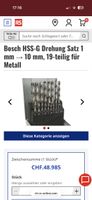 Bosch PRO Metal HSS-G Spiralbohrer-Set – 19 Stück – Neu